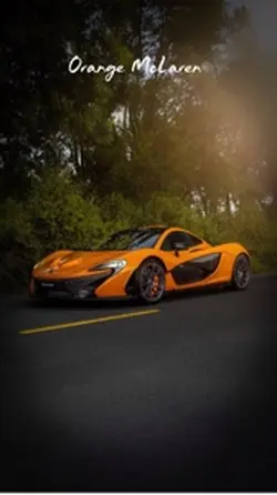 Orange McLaren 