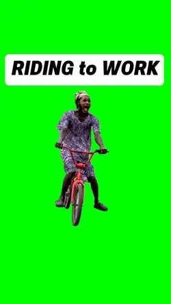 RIDING TO WORK