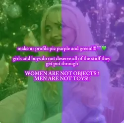 Purple and green pfp