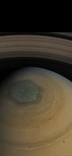 Saturn 73 hexagon