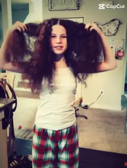 Curly hair