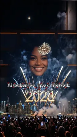 Ai face Fireworks 🎇 