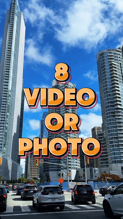 8 video veya fotoğraf 
