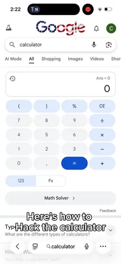 Hacking the calc