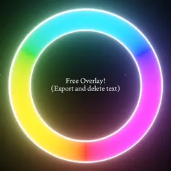 Free Rainbow Overla