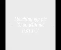 Matching pfp