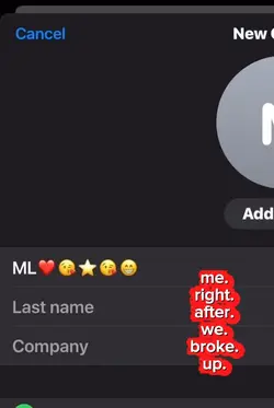 after we broke up
