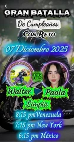 Flayer para batallas