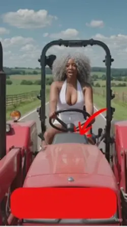 Riding my tractor 