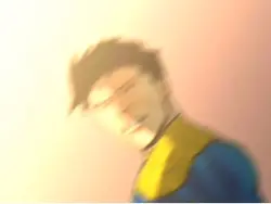 Light blue mark