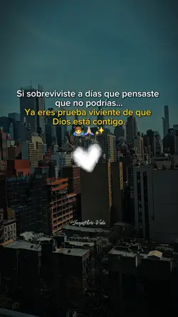 Dios está contigo.