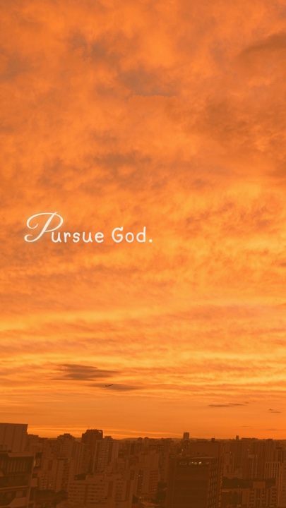 Persigue a Dios