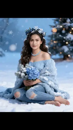 Snow landscape photo