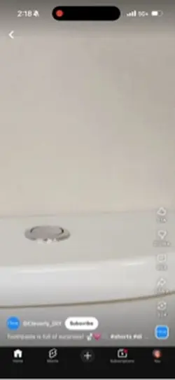 My toothpaste …