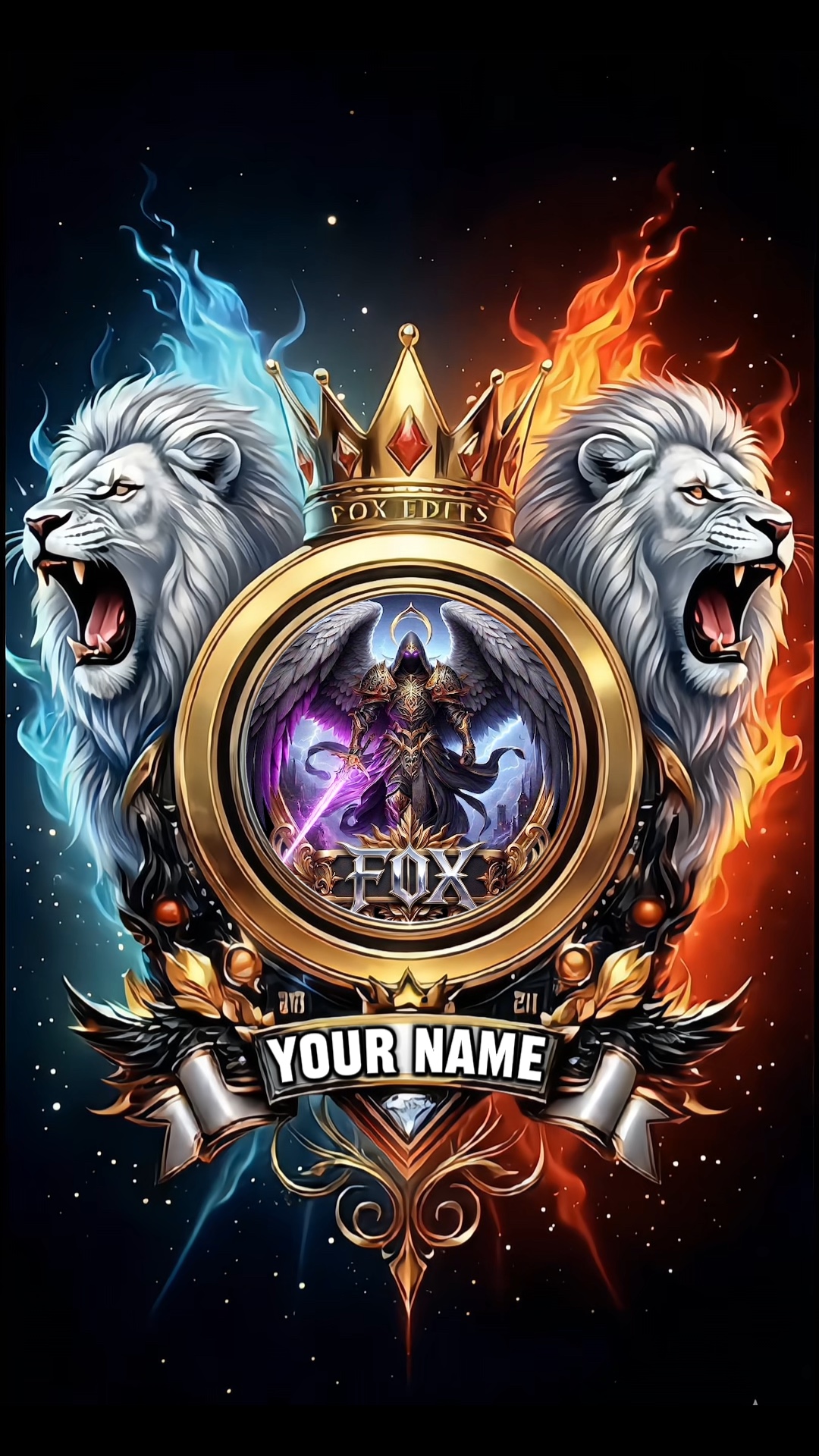 LIONS LOGO FRAME