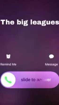big leagues callin’📞