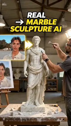 Marble Sculpture AI