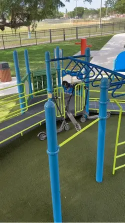 Scooter in park