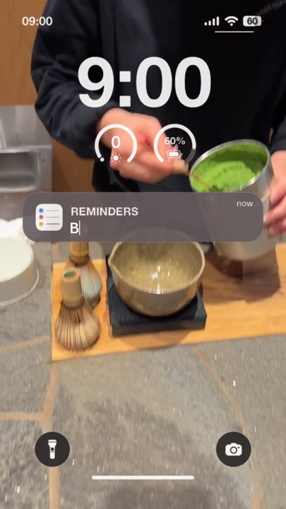 Latte matcha