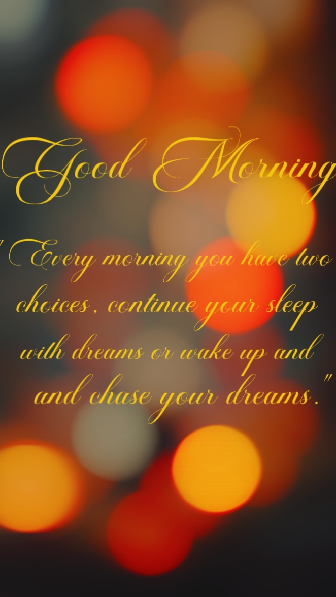 Selamat pagi 
