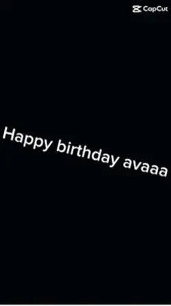 Happy birthday, Ava
