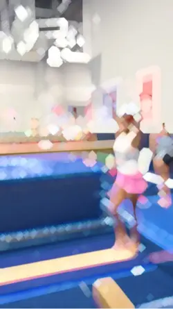 Ariel on the beam!!