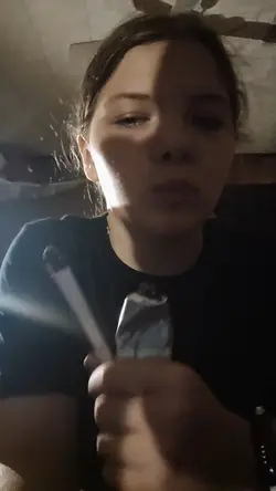 purple hair and eyeb