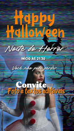 Convite Halloween 