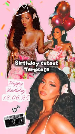 Birthday template 🎉
