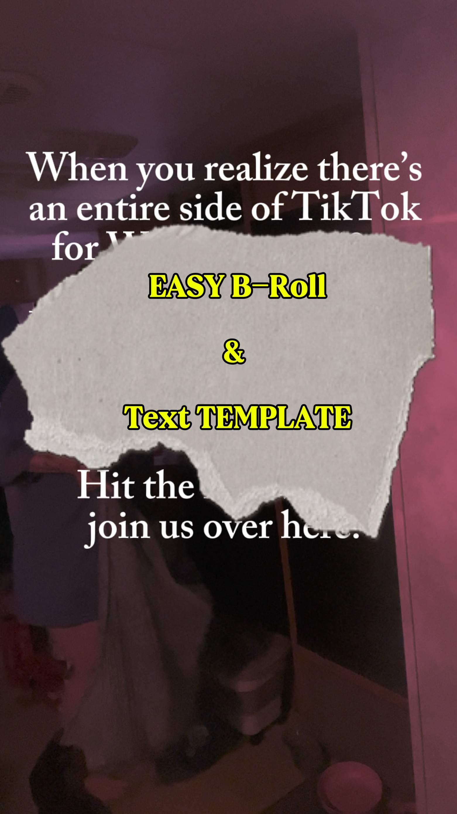 B Roll Text Template