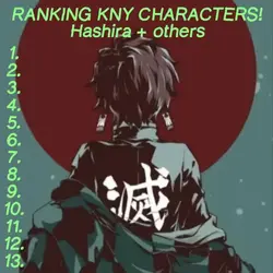 rankings for kny!!