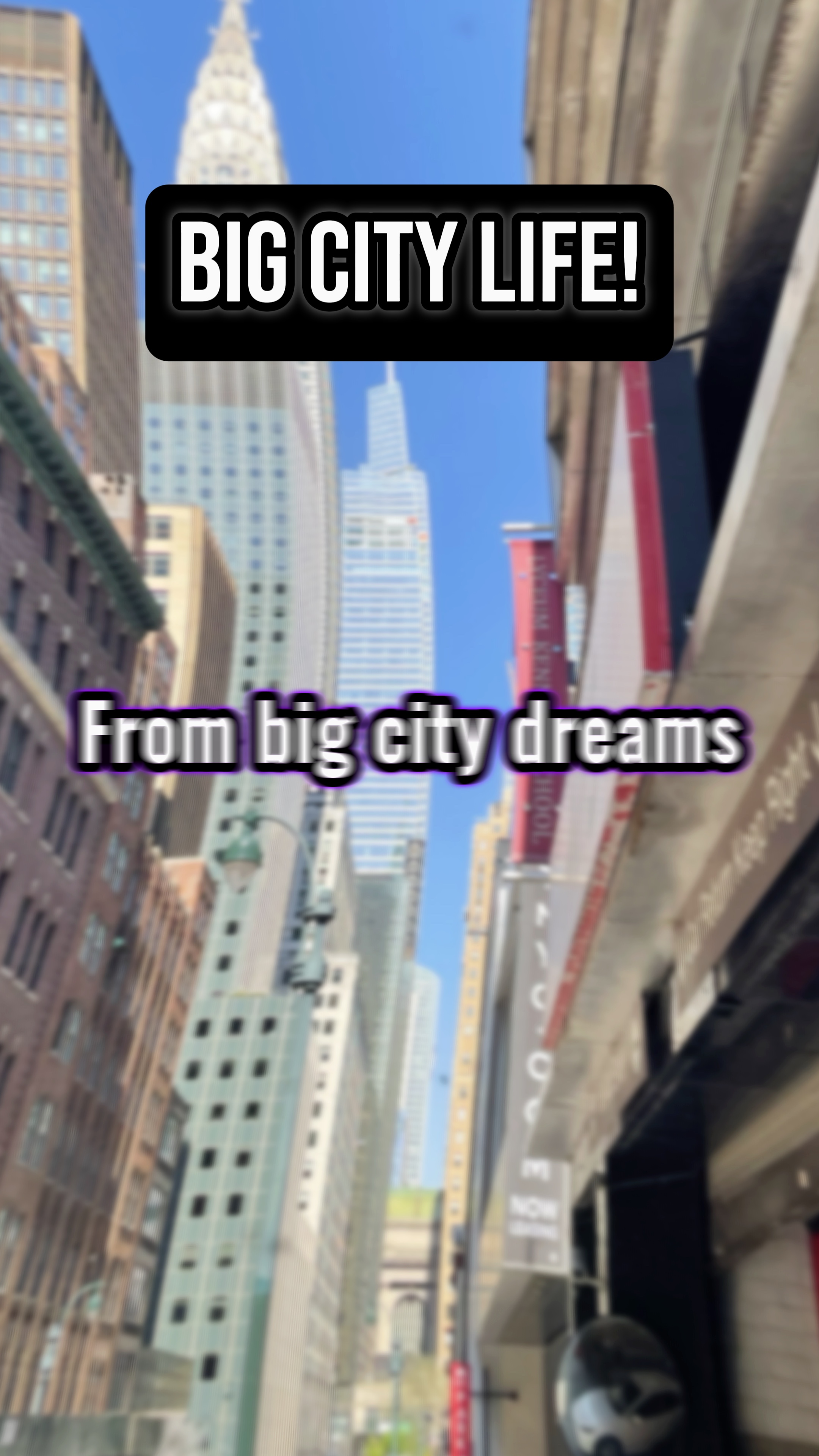 La vie dans les grandes villes