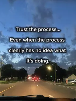 Trust the process 