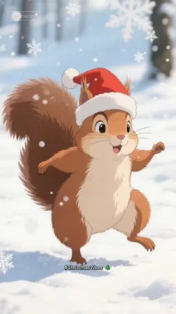 Xmas squirrel vibes