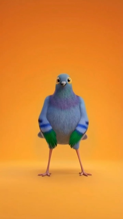 Crazy pigeons