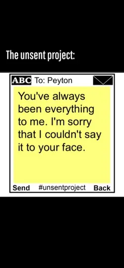 The unsent project