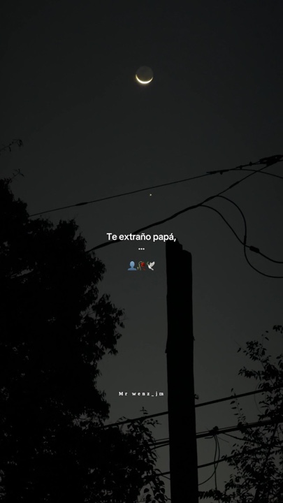 Te extraño papá