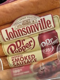 Dr Pepper sausage