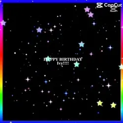 HAPPY BIRTHDAY IVY