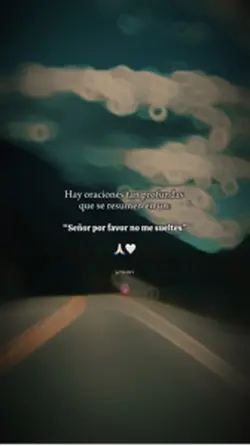 Señor no me sueltes 