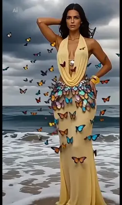 Butterflies dress 