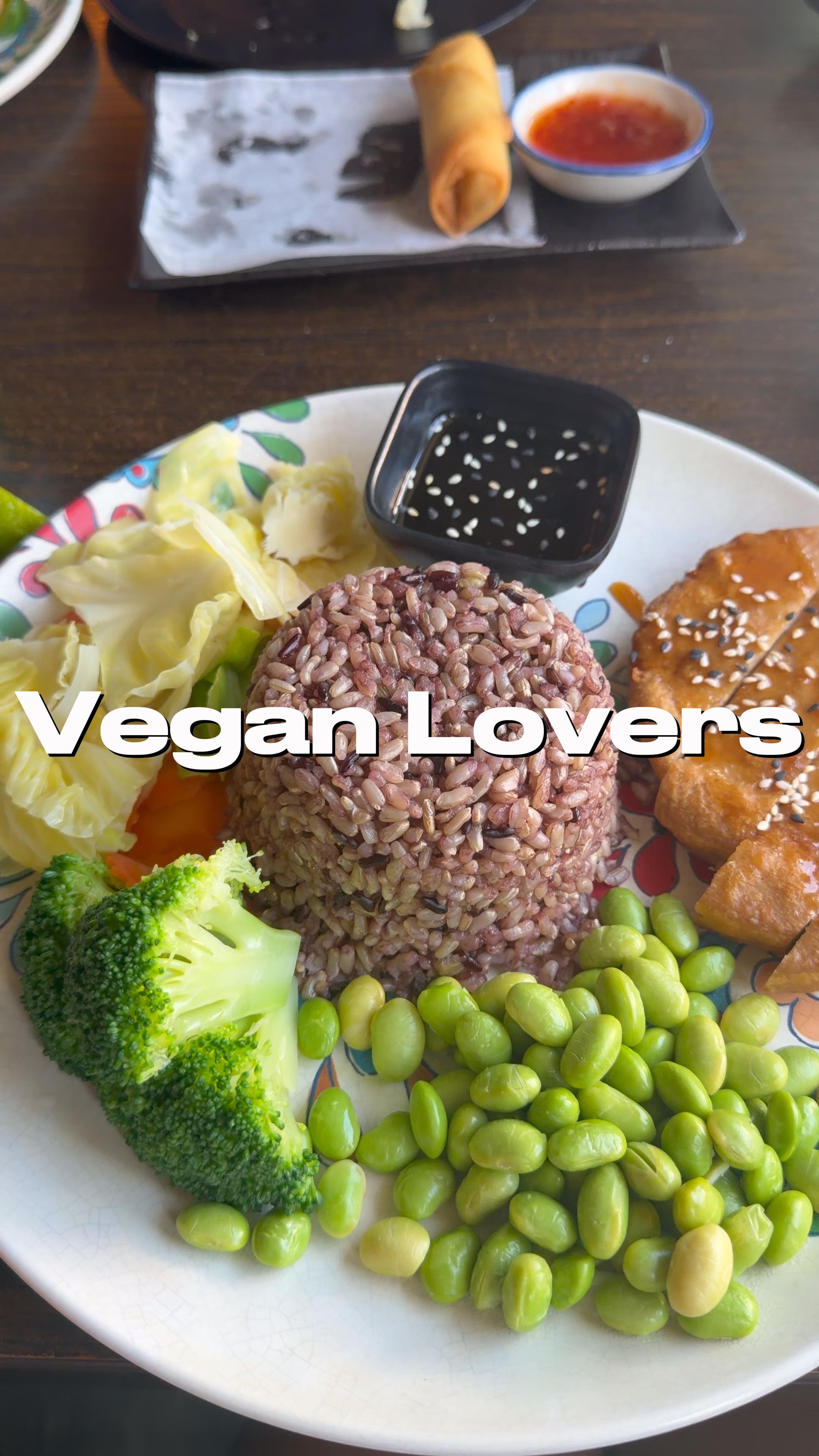 Liebhaber veganer Speisen 