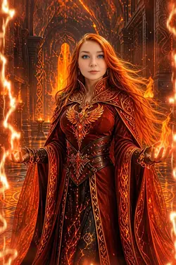 The fire mage