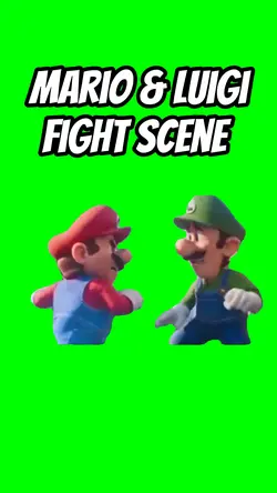 Mario Luigi fight 