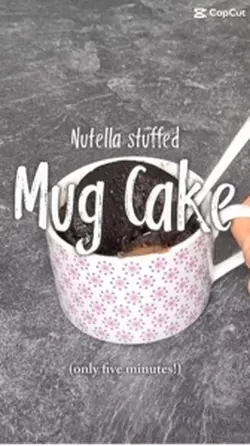 Nutella mug cake