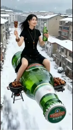 Ride a beer bottle