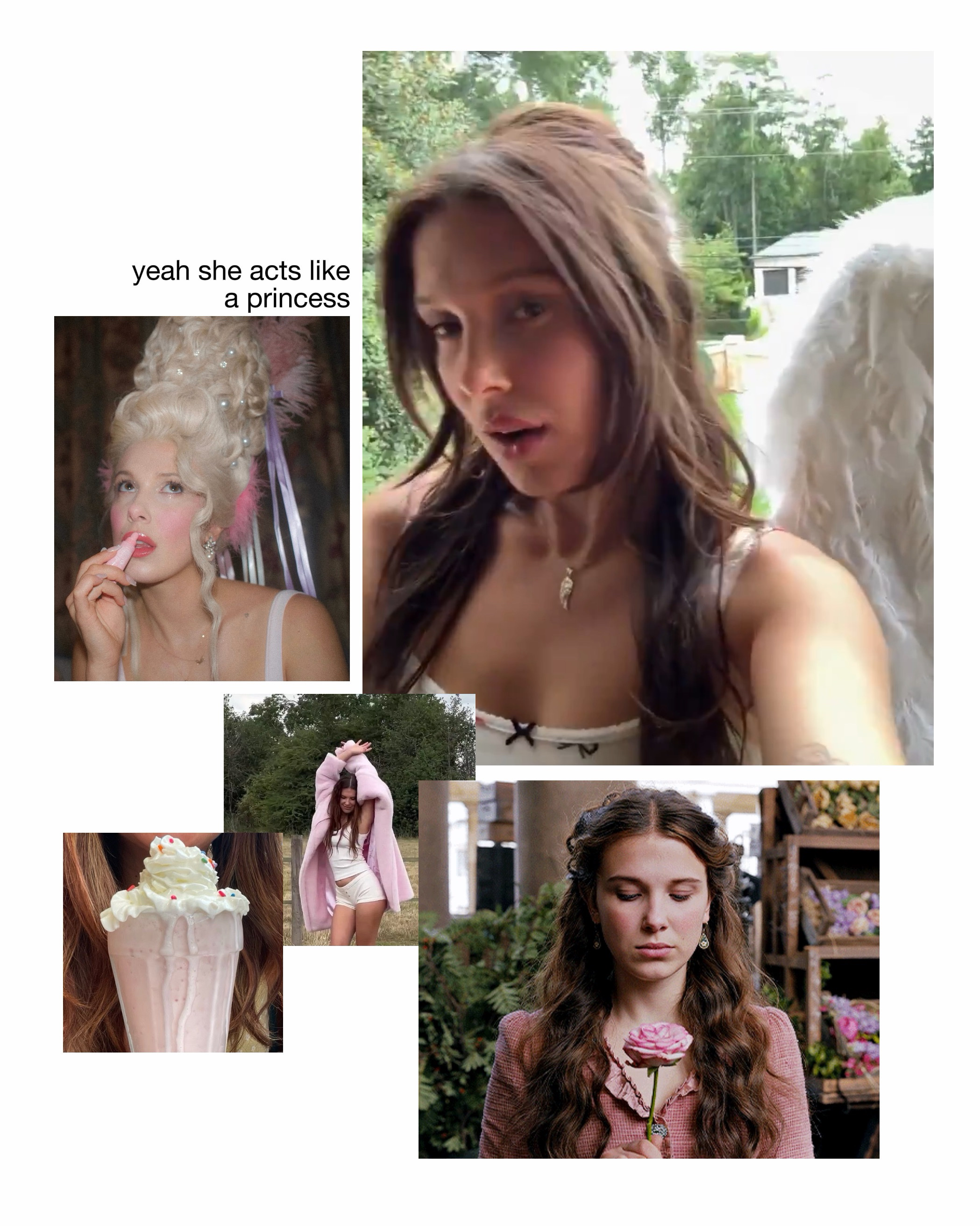 acts like a princess