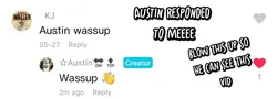 AUSTIN RESPONDED 