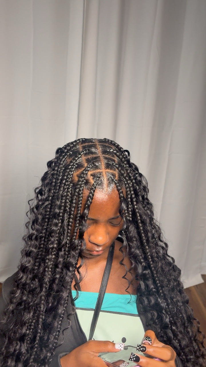 Boho knotless 🏆