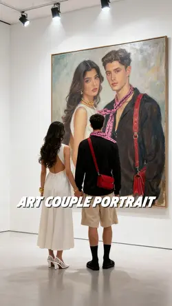 Art Couple Portrait